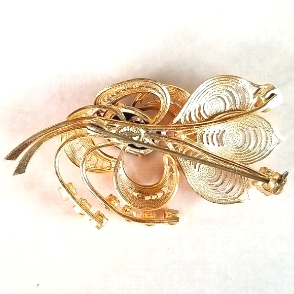 Vintage Western Germany Rhinestone Brooch Pin - Picture 7 of 15